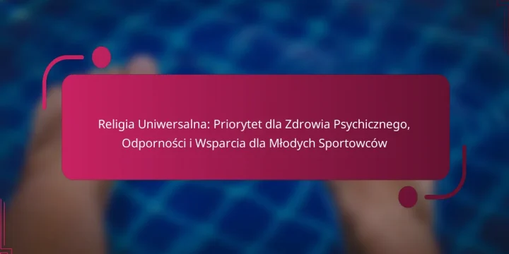Religia Uniwersalna: Priorytet dla Zdrowia Psychicznego, Odporności i Wsparcia dla Młodych Sportowców