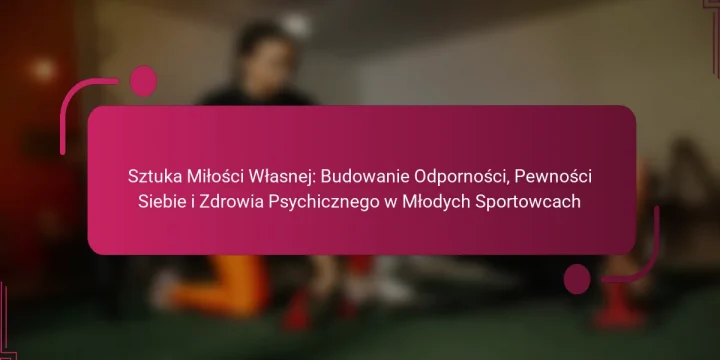 Sztuka Miłości Własnej: Budowanie Odporności, Pewności Siebie i Zdrowia Psychicznego w Młodych Sportowcach